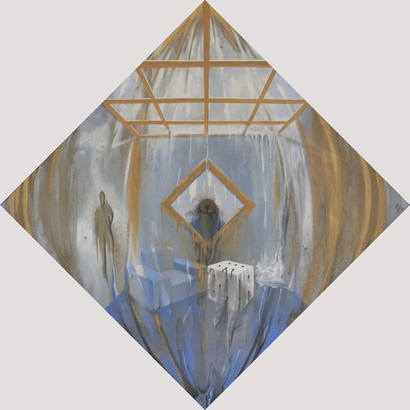 Überfluss, Öl auf Leinwand 80x80 cm Überfluss